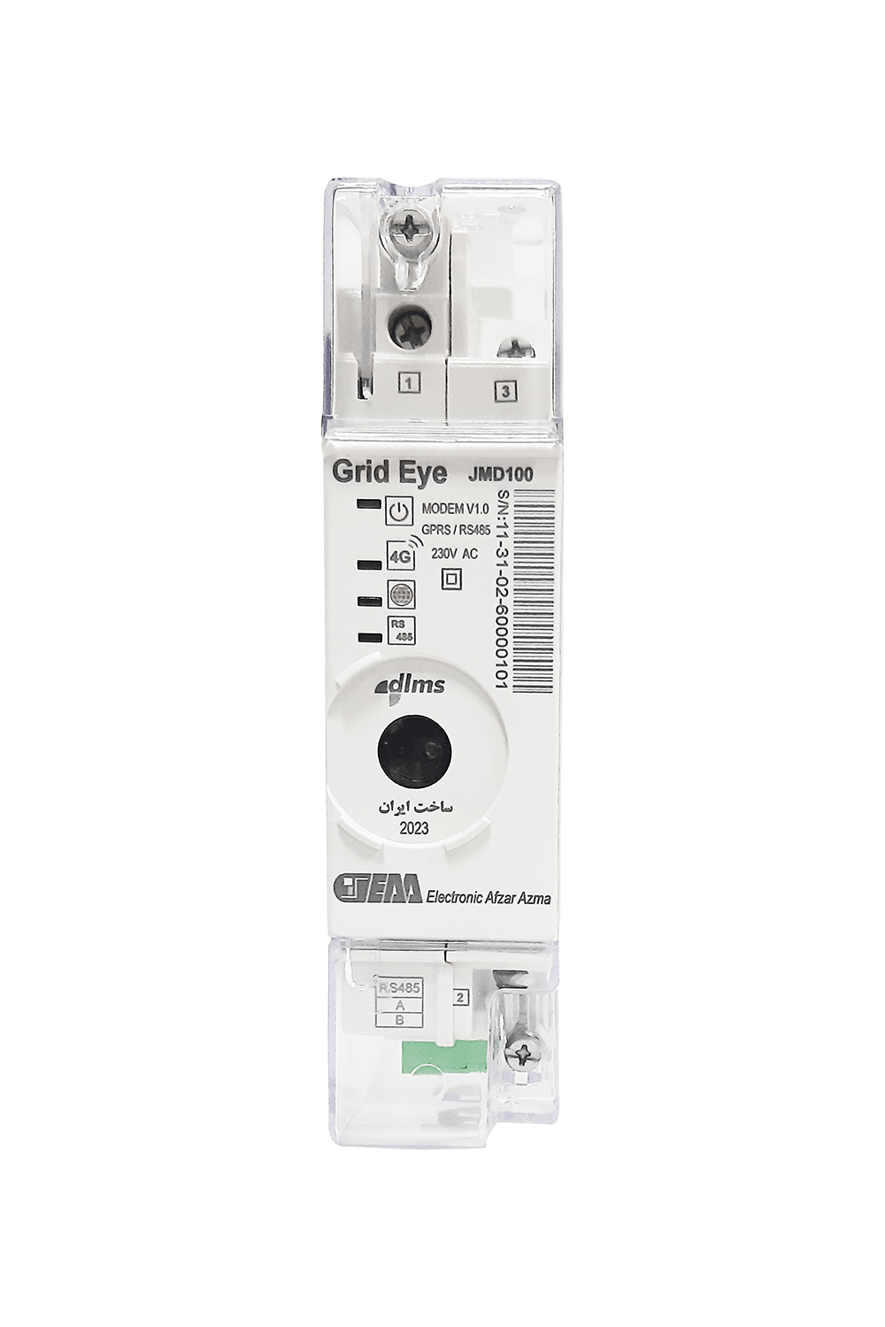LTE/GPRS-RS485 Rail Modem Model: JMD 100